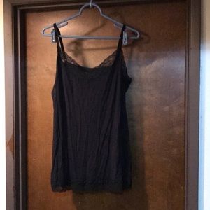 Lane Bryant Size 14/16 Black Lace Cami